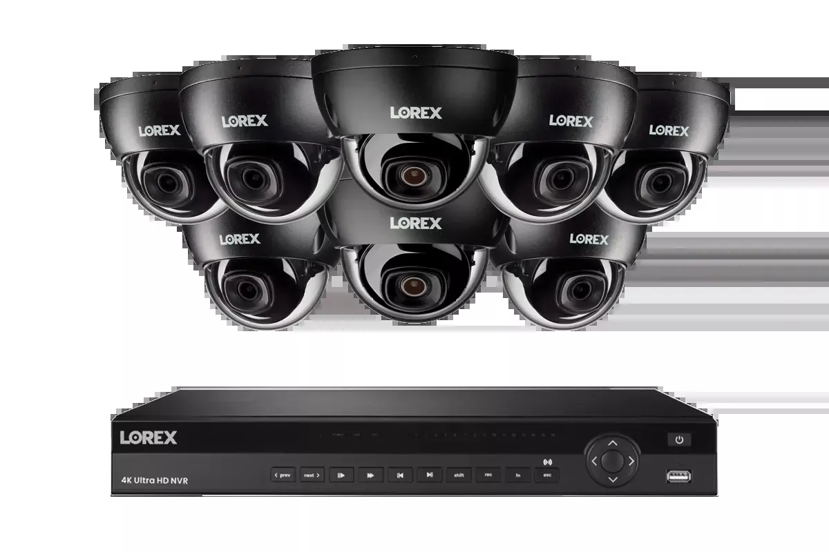 Lorex Elite Series 4K 16-Channel NVR System, A10 IK10 Vandal-Proof Dome Cameras, 6TB | N4K6-168BD-E851