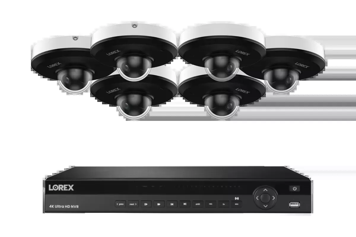 Lorex Elite Series 4K 16-Channel NVR System, P2 2K Mini PTZ Cameras, 6TB | NP2K6-166-PTZ