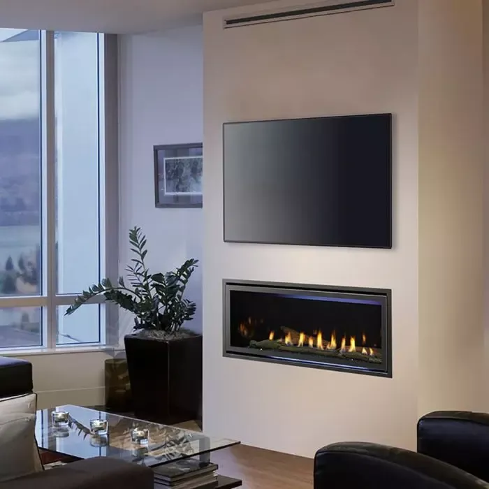 Majestic Jade 42" Linear Direct Vent Gas Fireplace | 23,500 BTU | IntelliFire Touch | JADE42IN-B