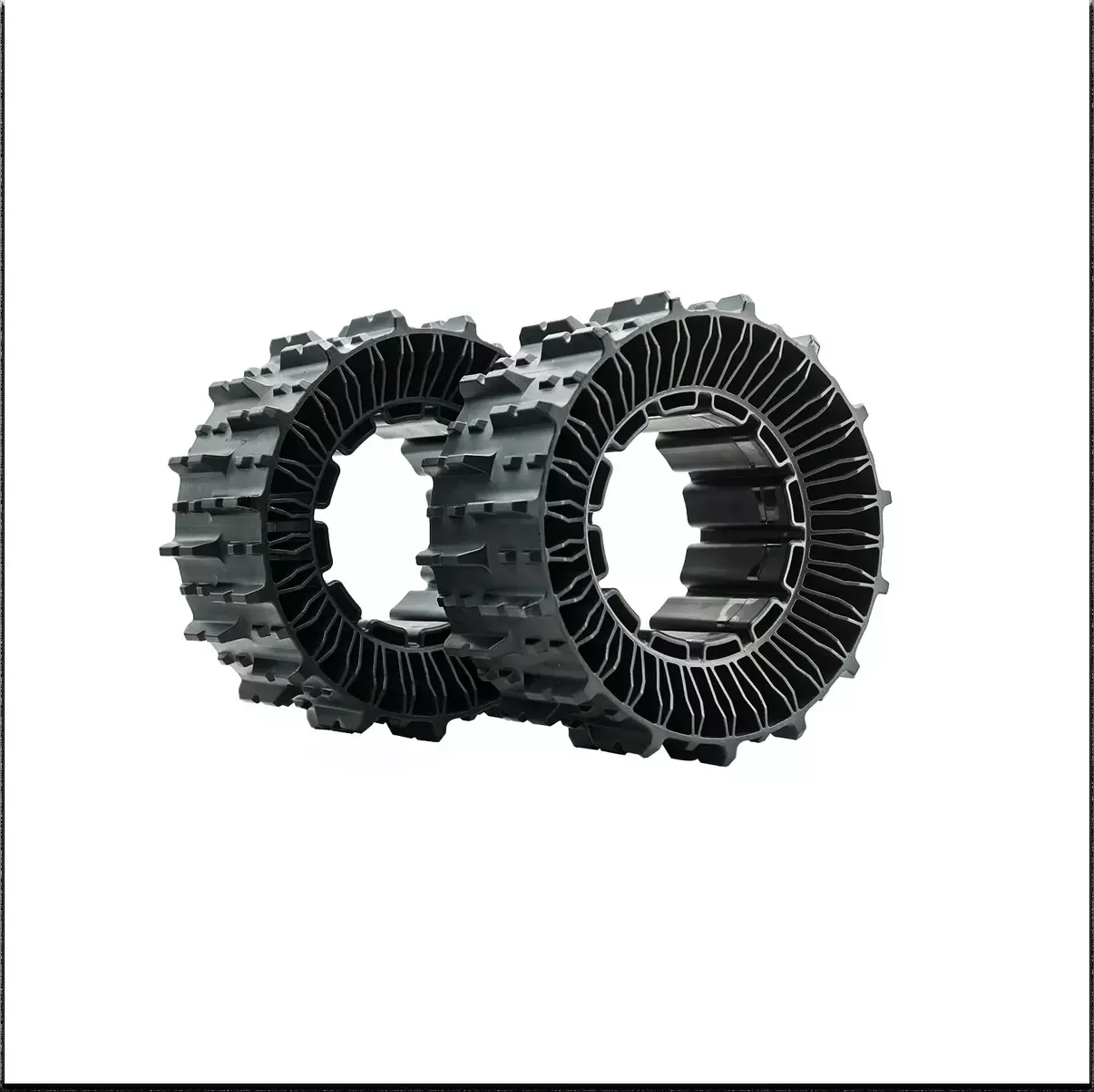 Mowrator- Pair of Deformable Tires for 100% (45°) Slope