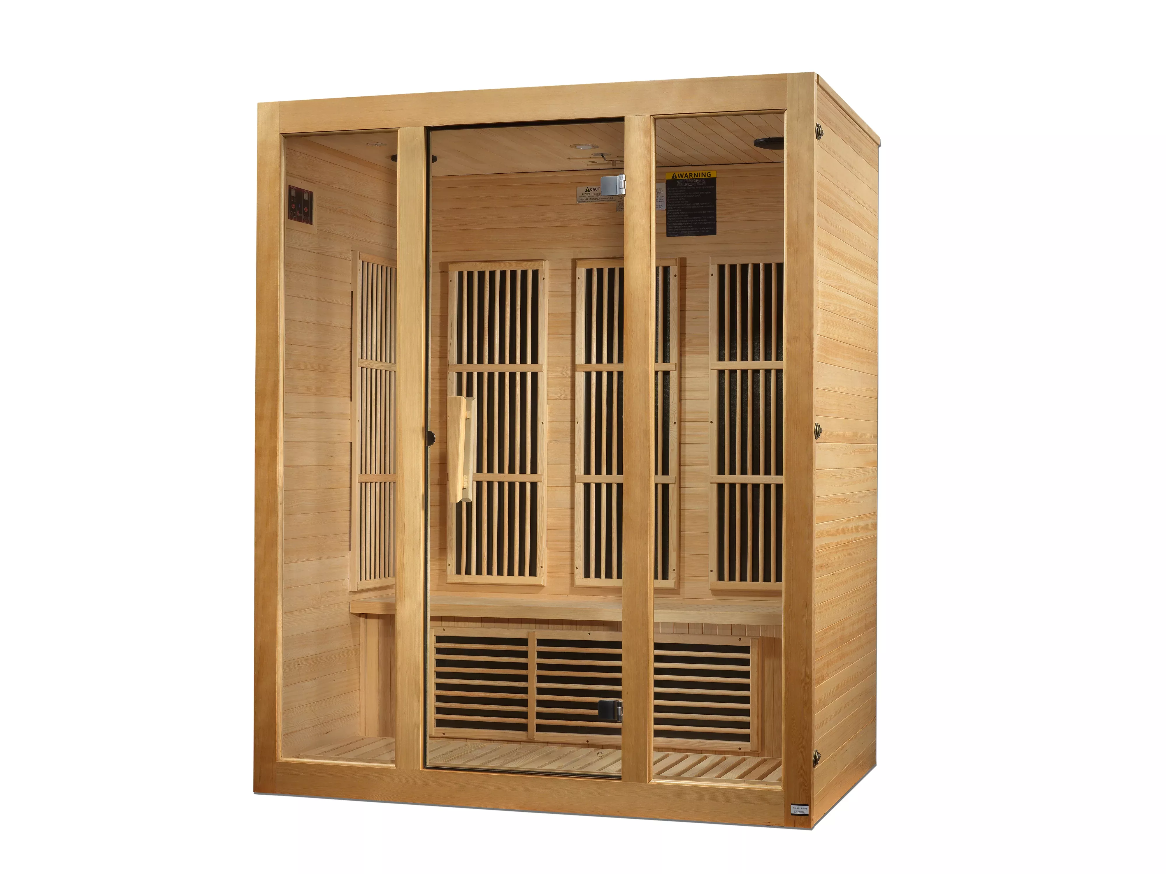 MX-J306-01 (Hemlock) Golden Designs Dynamic 3 Person Sauna Maxxus Low EMF