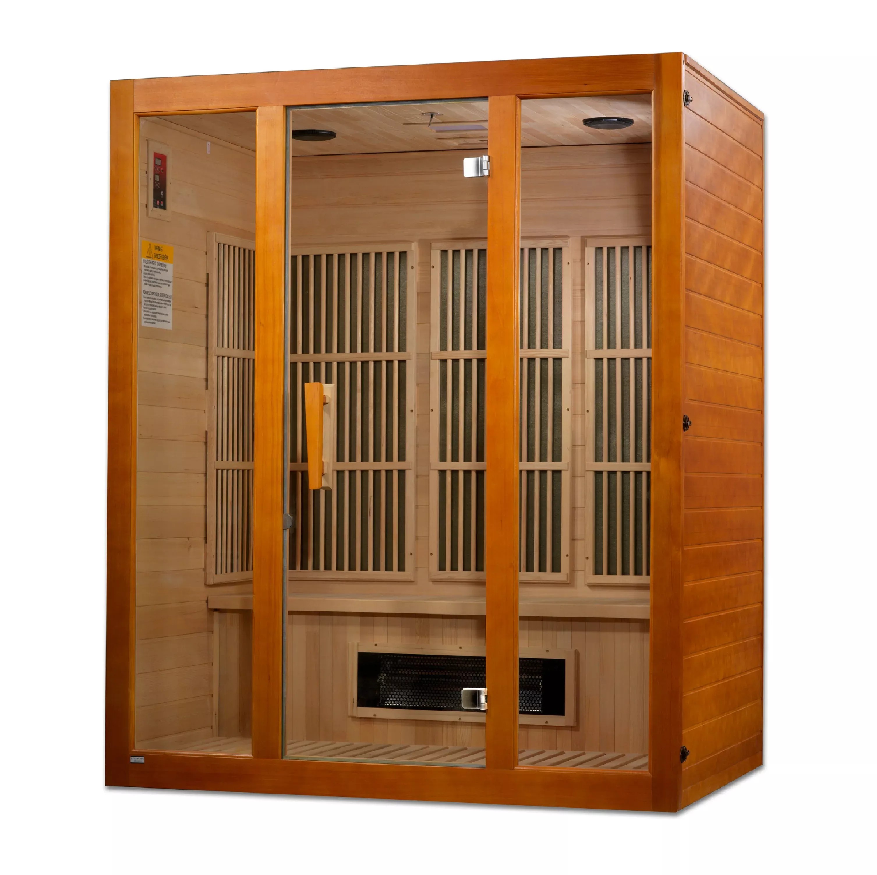 MX-J306-02S (Hemlock) Golden Designs Dynamic 3 Person Sauna Maxxus Low EMF