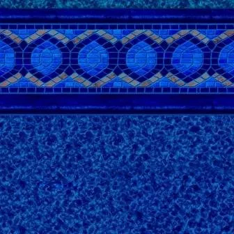 Neon Aruba Tile, Neon Marble Floor In Ground Pool Liner