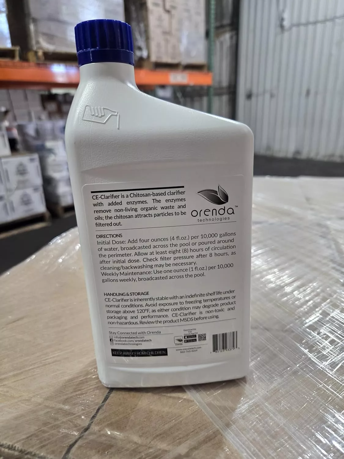 Orenda CE-Clarifier Chitosan w/ Enzyme, 32 fl-oz | ORE-50-140