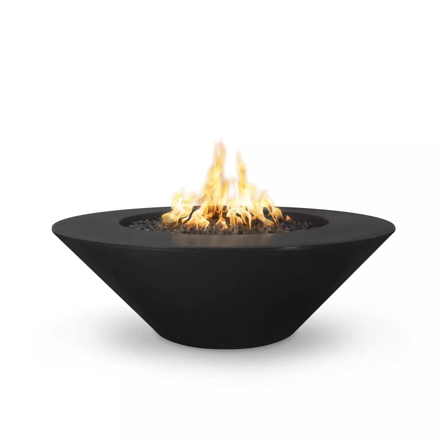 The Outdoor Plus Cazo Fire Pit Wide Ledge - Powder Coat - 48"