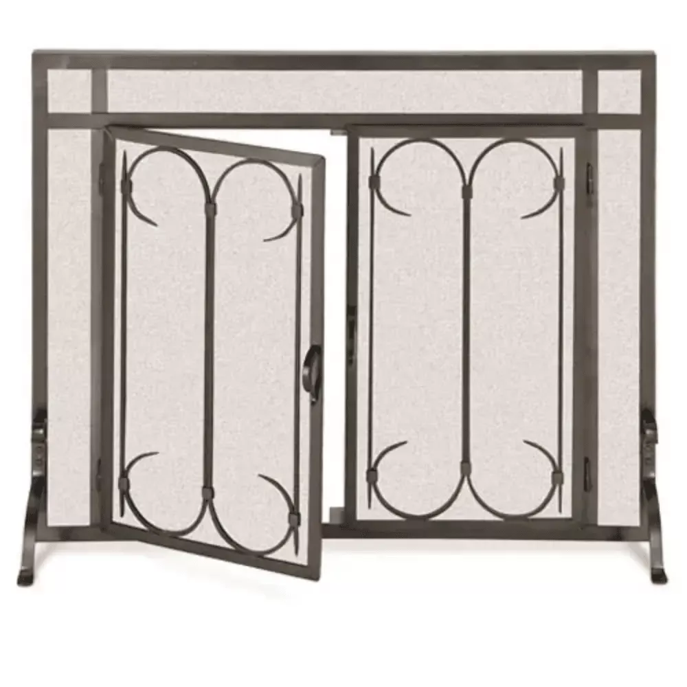 Pilgrim Screen Large Iron Gate Straight Top Doors Pilgrim SCREENLARGE