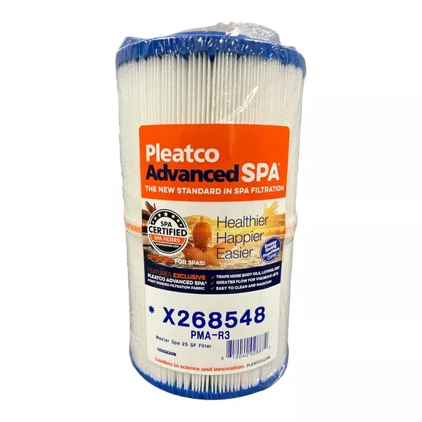 Pleatco X268548 Outer Spa Filter with Orange Receptacle | Hot Tub Replacement Filter