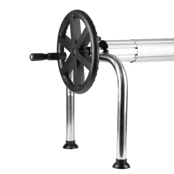 PoolCraft U Frame Pool Cover Roller - Wheel Strings and Eyelets - 4.9m to 6.45m Long Tube