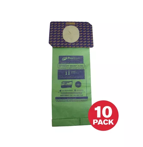 ProTeam Vacuum Filters, 10/Pack