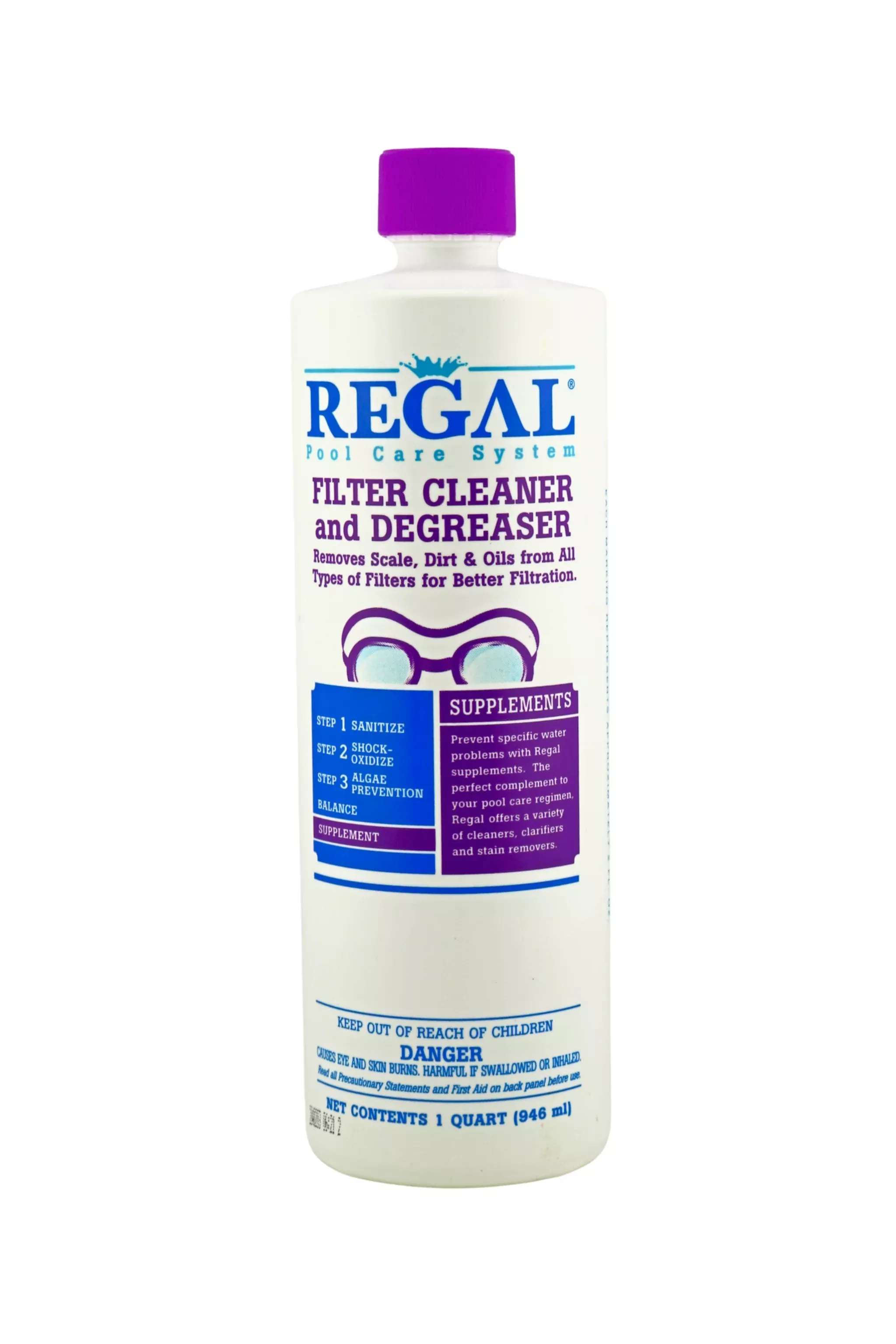 REGAL CHEMICALS 1 qt Filter Cleaner & Degreaser