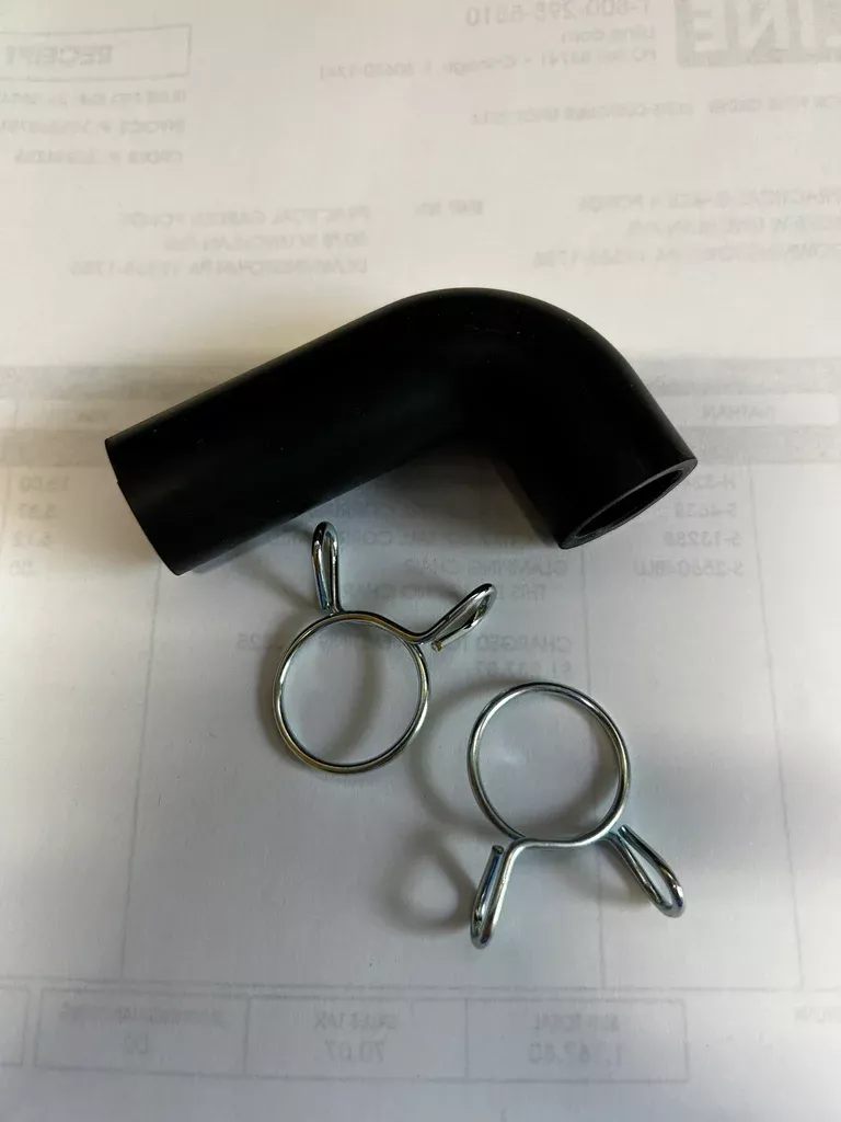 Replacement Rubber connectors straight and elbow for Hiblow (and other) Linear Diaphragm Air Pumps