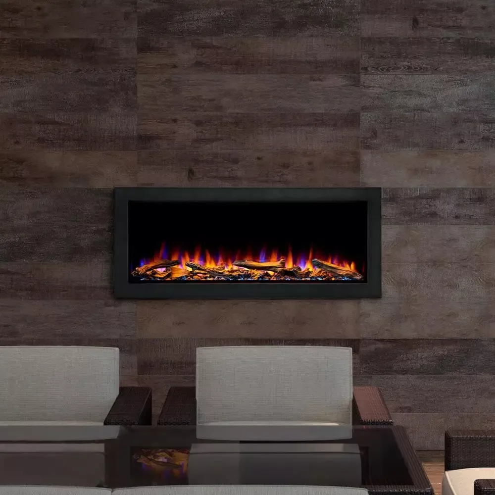 SimpliFire Built-In Electric Fireplace 43-in Forum Outdoor SF43OI