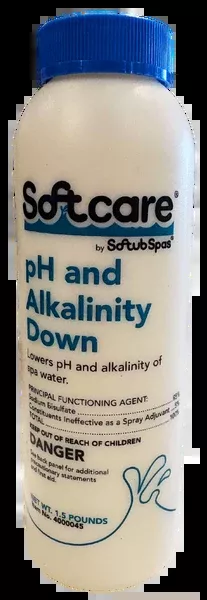 Softcare pH & Alkalinity Down (1.5 lbs) – Spa & Hot Tub pH Decreaser