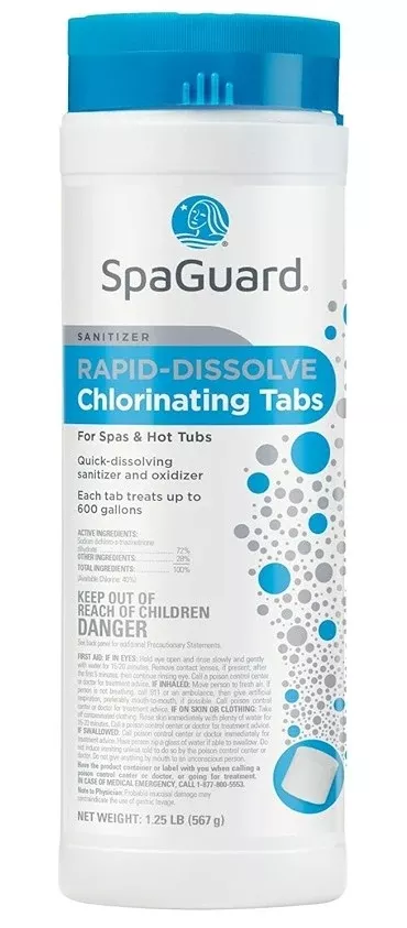 SpaGuard Rapid-Dissolve Chlorinating Tabs