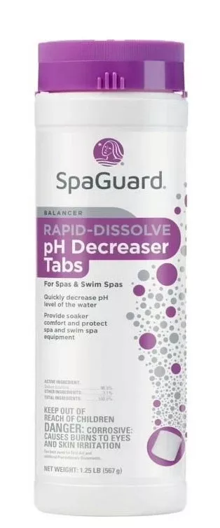SpaGuard Rapid-Dissolve pH Decreaser Tabs 1.25 lbs
