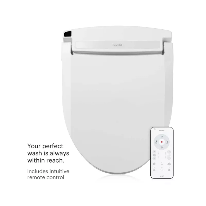 Swash EM617-RW Advanced Bidet Toilet Seat with Remote Control, Round