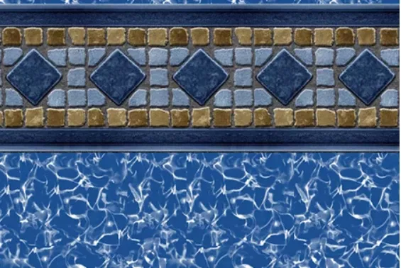Swimline Lucia 30-Foot Round Liner | Unibead Style | 52-Inch Wall Height