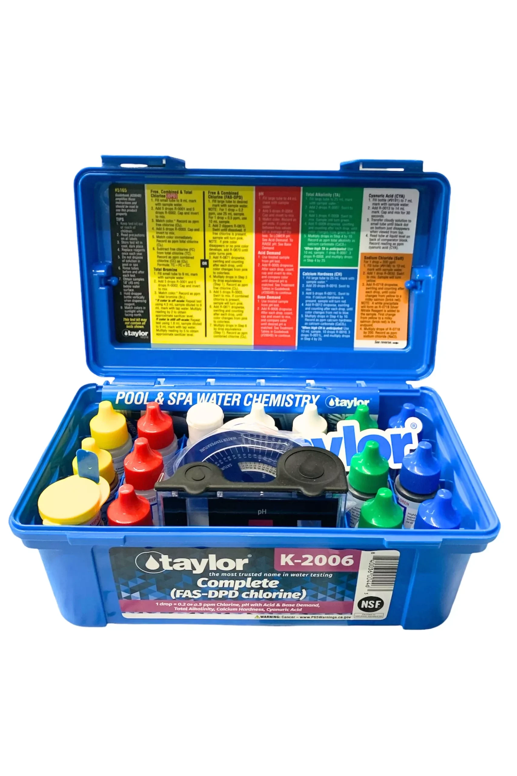 Taylor K-2006 Complete FAS-DPD Pool Test Kit