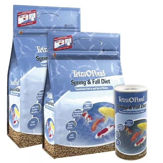 TetraPond Spring & Fall Diet Cold Weather Wheat Germ Food