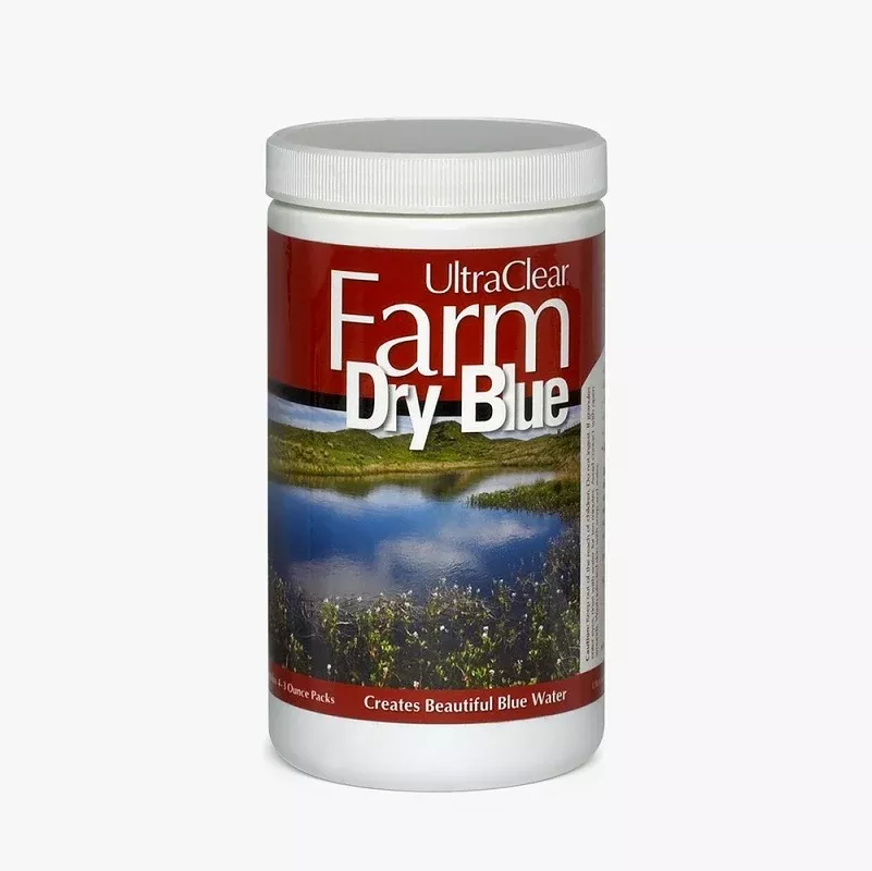 UltraClear Farm Dry Blue Organic Pond Dye Packets, 12 Ounces