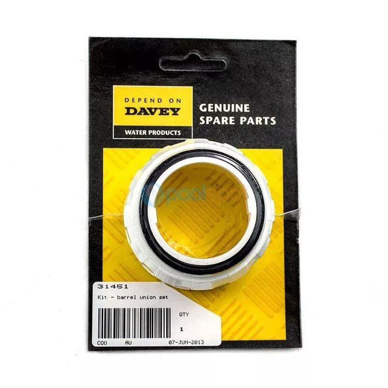 Union Half, 40mm, for Davey XB / Spa / Bath Pumps