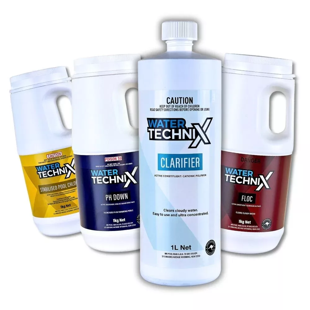 Water TechniX Storm & Flood Pool Chemical Bundle