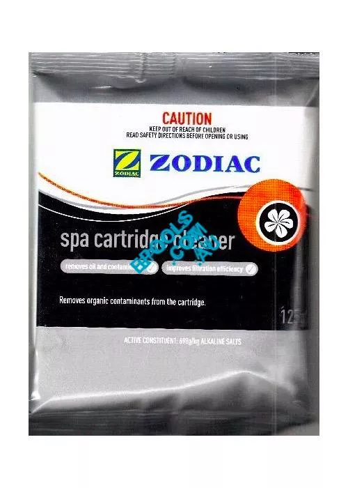 Zodioac Spa Pool, Hot TubAnd Cartridge Cleaner 125g