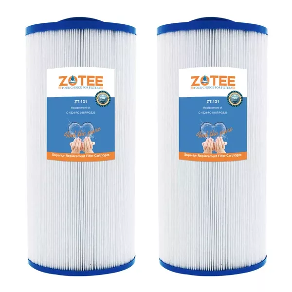 ZOTEE 25 sq.ft. Gatsby Spas Replacement Filter Cartridge 2Pack