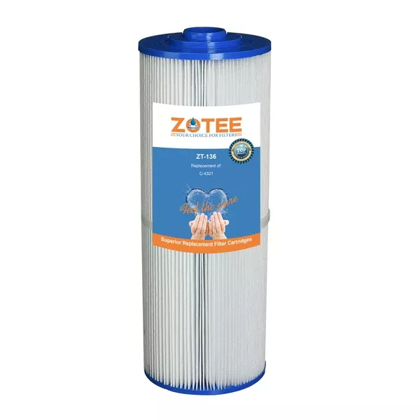 ZOTEE 25 sq.ft. Rainbow Leaf Canister Spa Replacement Filter Cartridge
